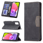 Custodia portafoglio in pelle con chiusura magnetica per Samsung