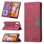Custodia portafoglio in pelle con chiusura magnetica per Samsung