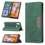 Custodia portafoglio in pelle con chiusura magnetica per Samsung