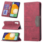 Custodia portafoglio in pelle con chiusura magnetica per Samsung