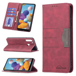 Custodia portafoglio in pelle con chiusura magnetica per Samsung
