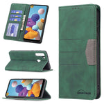 Custodia portafoglio in pelle con chiusura magnetica per Samsung