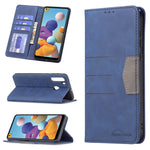 Custodia portafoglio in pelle con chiusura magnetica per Samsung