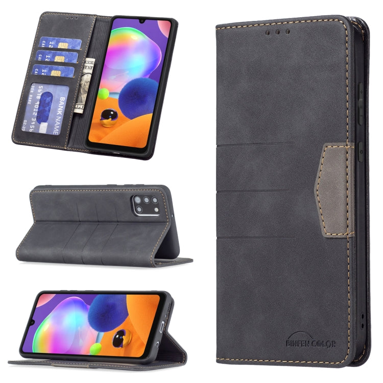 Custodia portafoglio in pelle con chiusura magnetica per Samsung