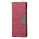 Custodia portafoglio in pelle con chiusura magnetica per Samsung