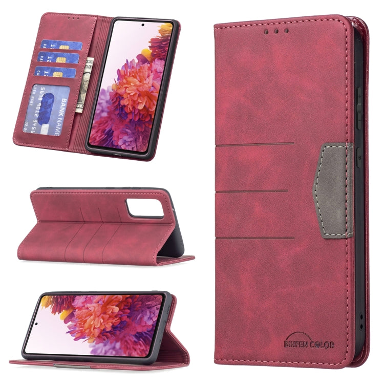 Custodia portafoglio in pelle con chiusura magnetica per Samsung
