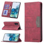 Custodia portafoglio in pelle con chiusura magnetica per Samsung