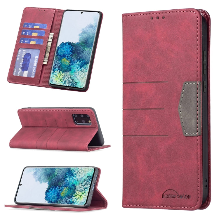 Custodia portafoglio in pelle con chiusura magnetica per Samsung