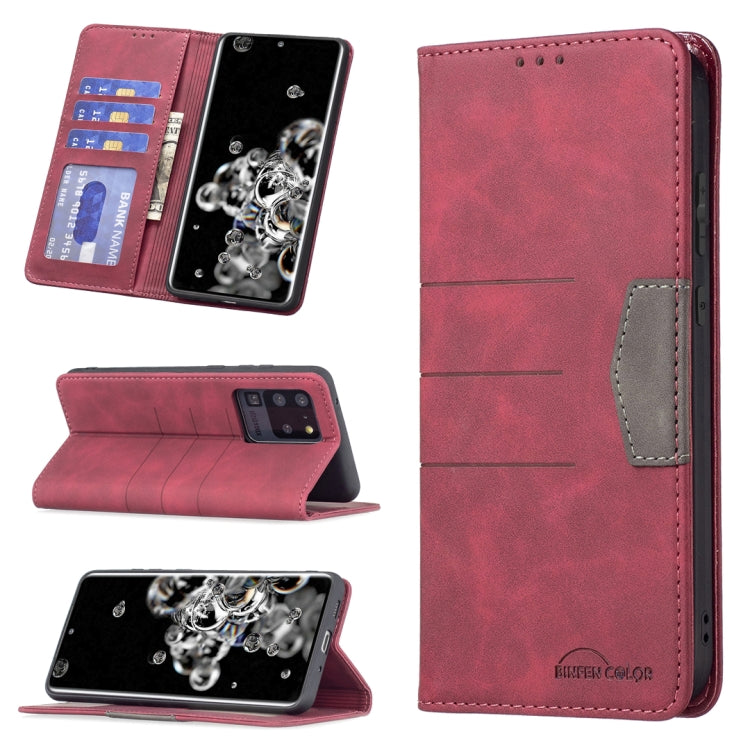 Custodia portafoglio in pelle con chiusura magnetica per Samsung
