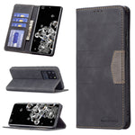 Custodia portafoglio in pelle con chiusura magnetica per Samsung