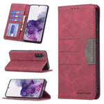 Custodia portafoglio in pelle con chiusura magnetica per Samsung