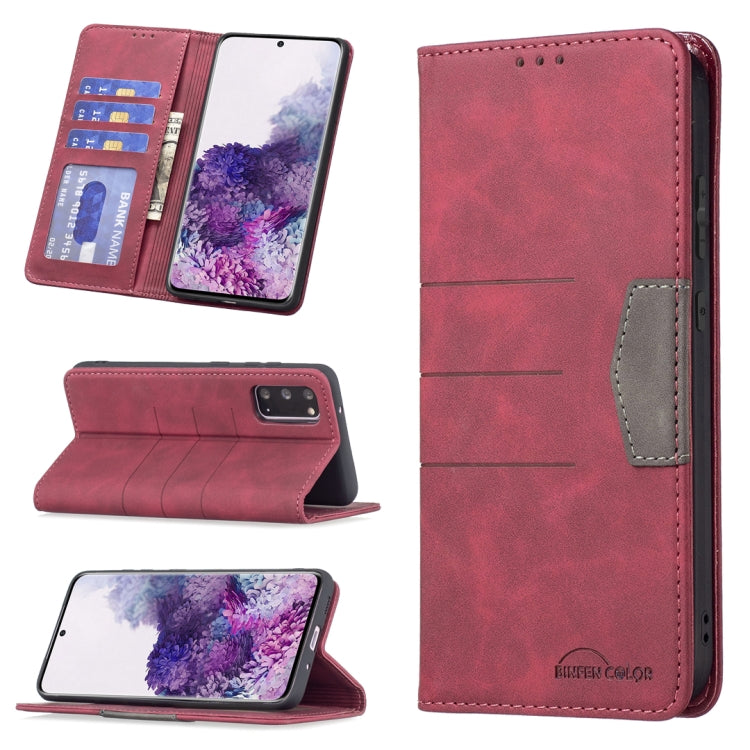 Custodia portafoglio in pelle con chiusura magnetica per Samsung