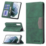 Custodia portafoglio in pelle con chiusura magnetica per Samsung