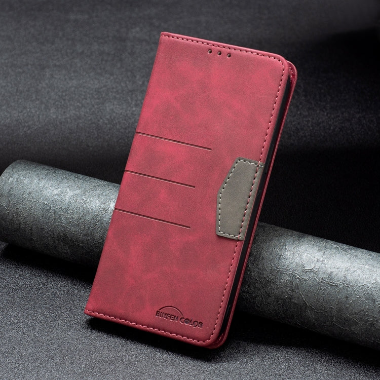 Custodia portafoglio in pelle con chiusura magnetica per Samsung