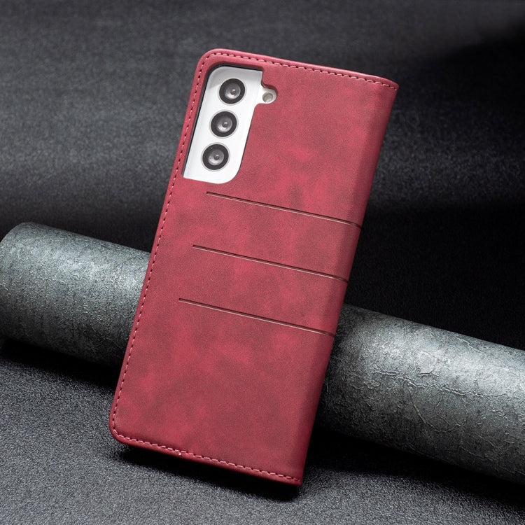Custodia portafoglio in pelle con chiusura magnetica per Samsung
