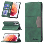 Custodia portafoglio in pelle con chiusura magnetica per Samsung