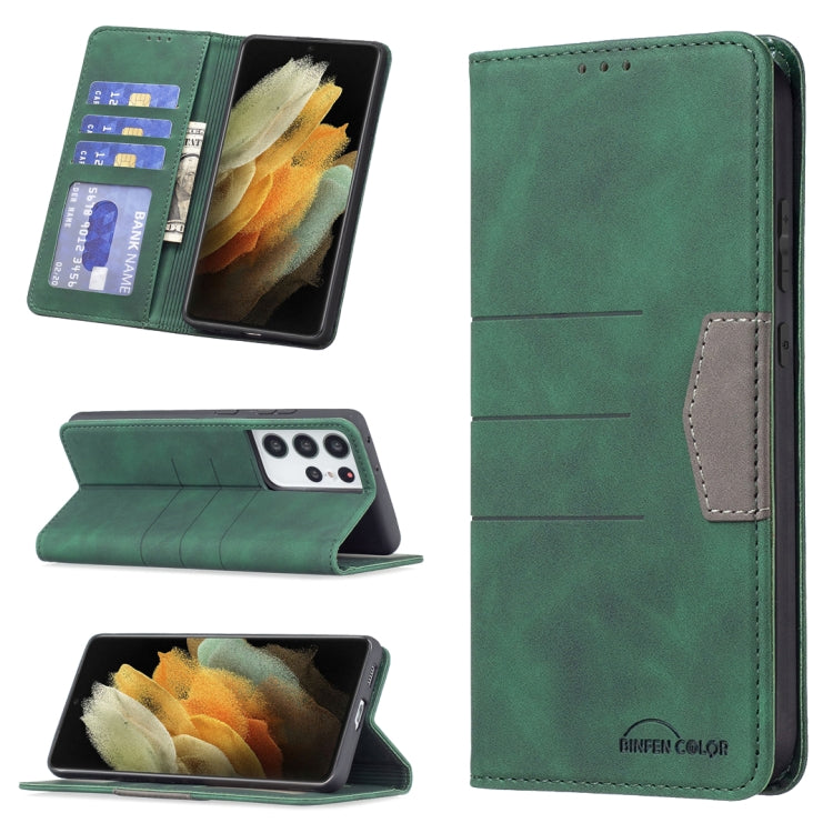 Custodia portafoglio in pelle con chiusura magnetica per Samsung