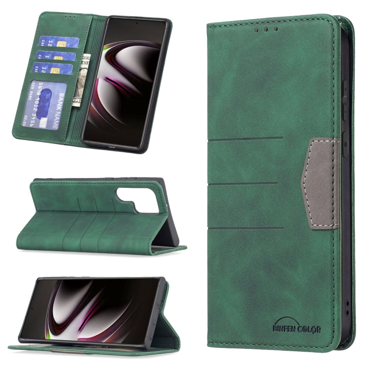 Custodia portafoglio in pelle con chiusura magnetica per Samsung