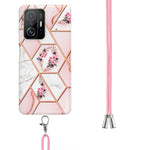 Custodia TPU con fiore in marmo per Xiaomi Mi 11T Pro