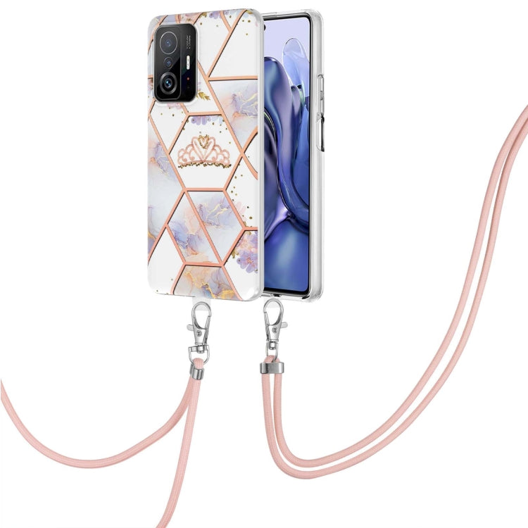 Custodia TPU con fiore in marmo per Xiaomi Mi 11T Pro