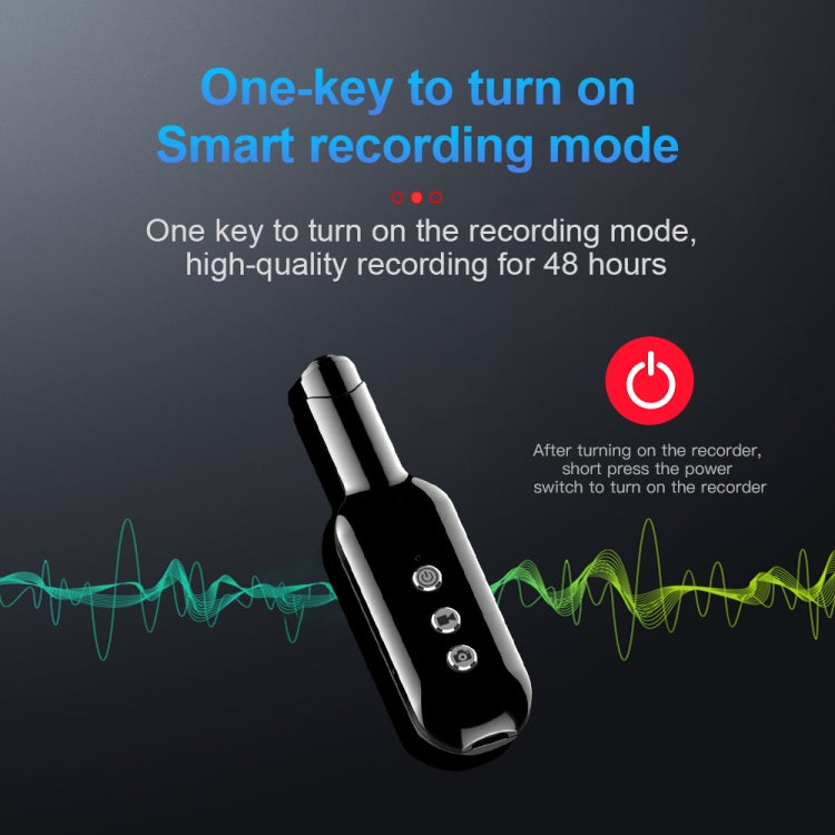 Registratore vocale D3 AI Smart con riduzione rumore 4-128GB