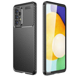 Custodia TPU antiurto con fibra di carbonio per Samsung Galaxy A5