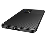 Custodia TPU antiurto con fibra di carbonio per Samsung Galaxy A5