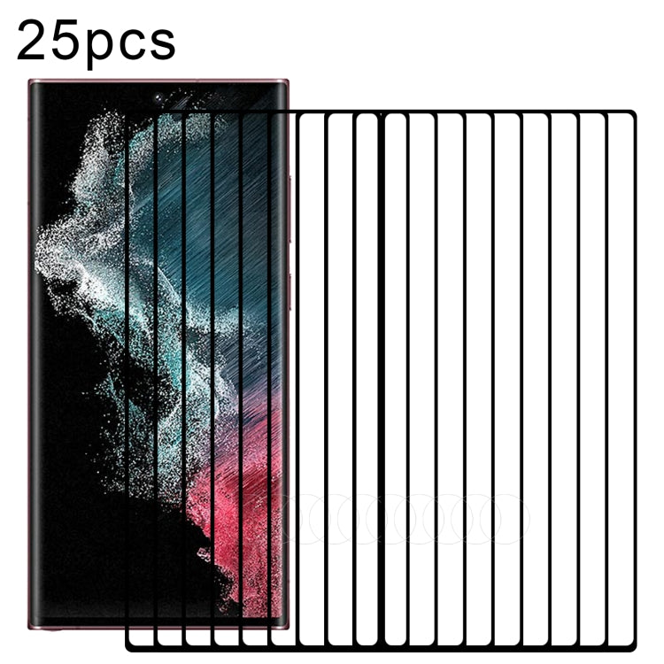 Pellicola vetro temperato con bordo curvo 3D per Galaxy S22 Ultra