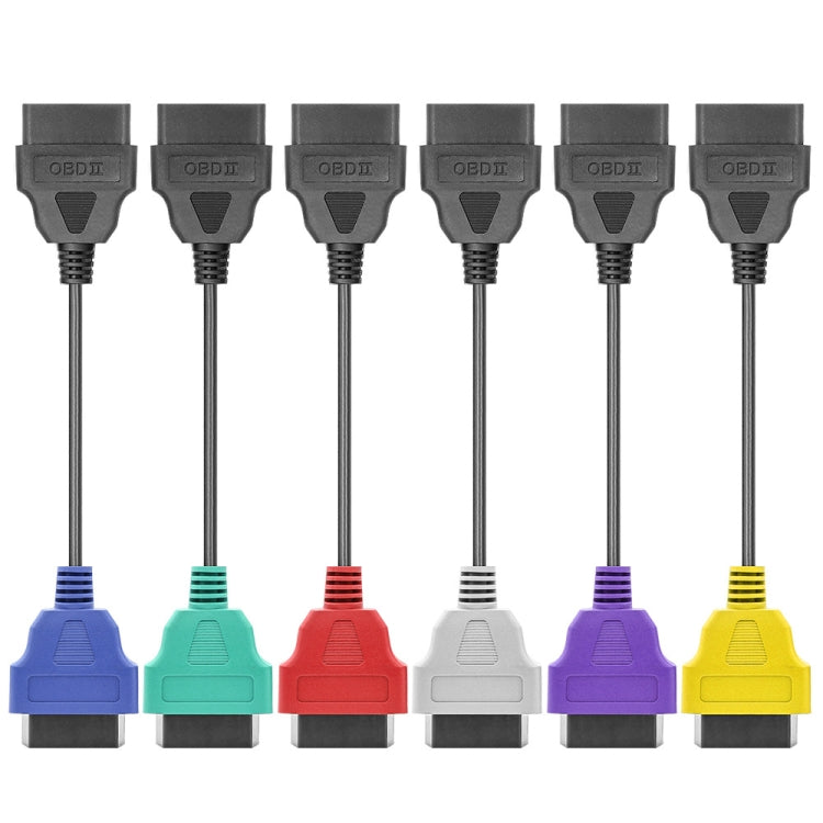 Pacchetto 6 cavi adattatori OBD per Fiat ECU