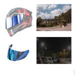 Visiera casco moto antivento anti-UV per AGV K1 K3SV K5