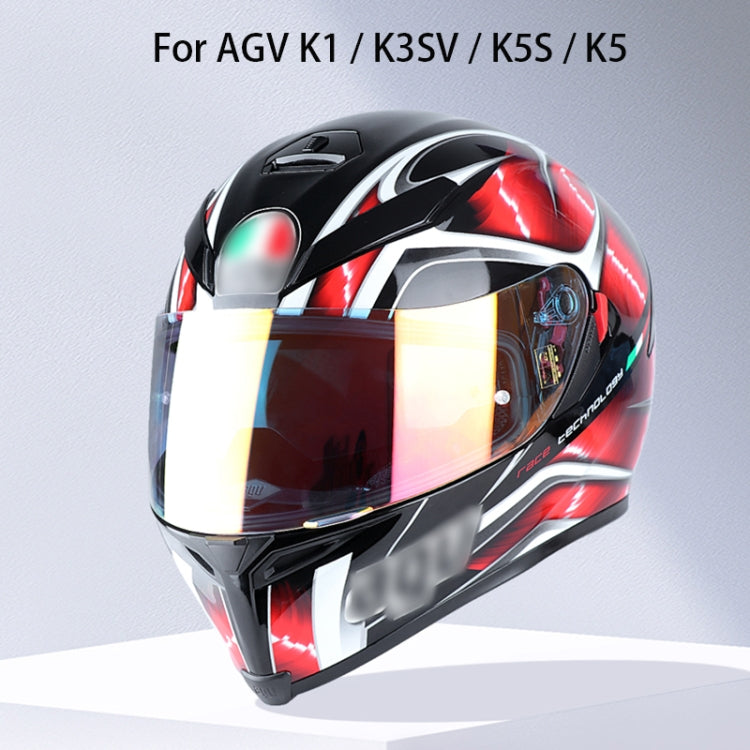 Visiera casco moto antivento anti-UV per AGV K1 K3SV K5