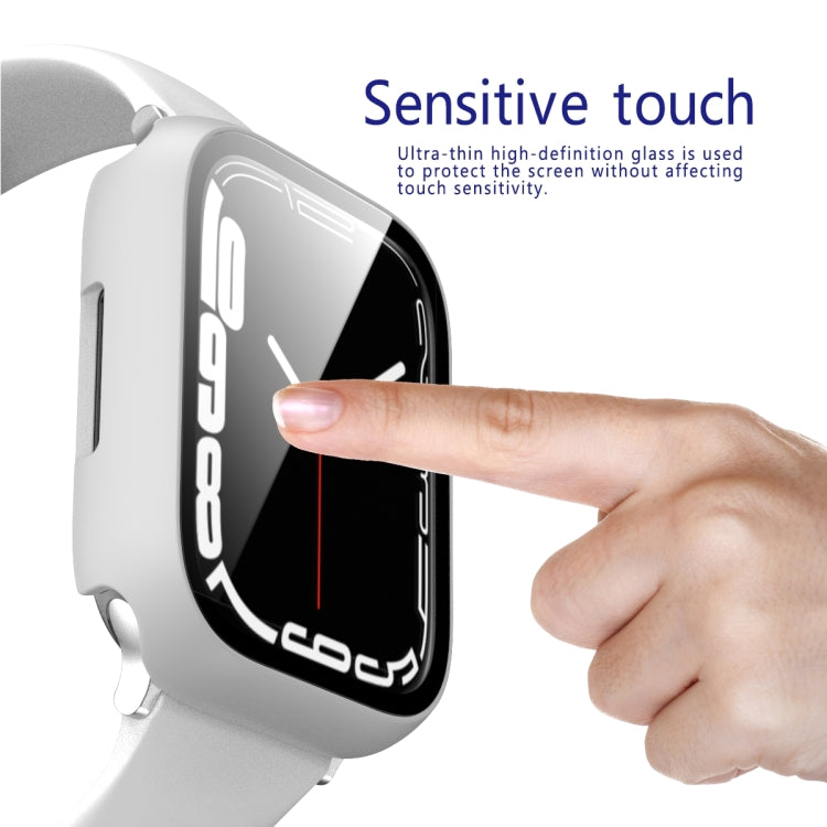 Custodia vetro temperato per Apple Watch Series 7-9 41-45mm