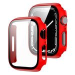 Custodia vetro temperato per Apple Watch Series 7-9 41-45mm