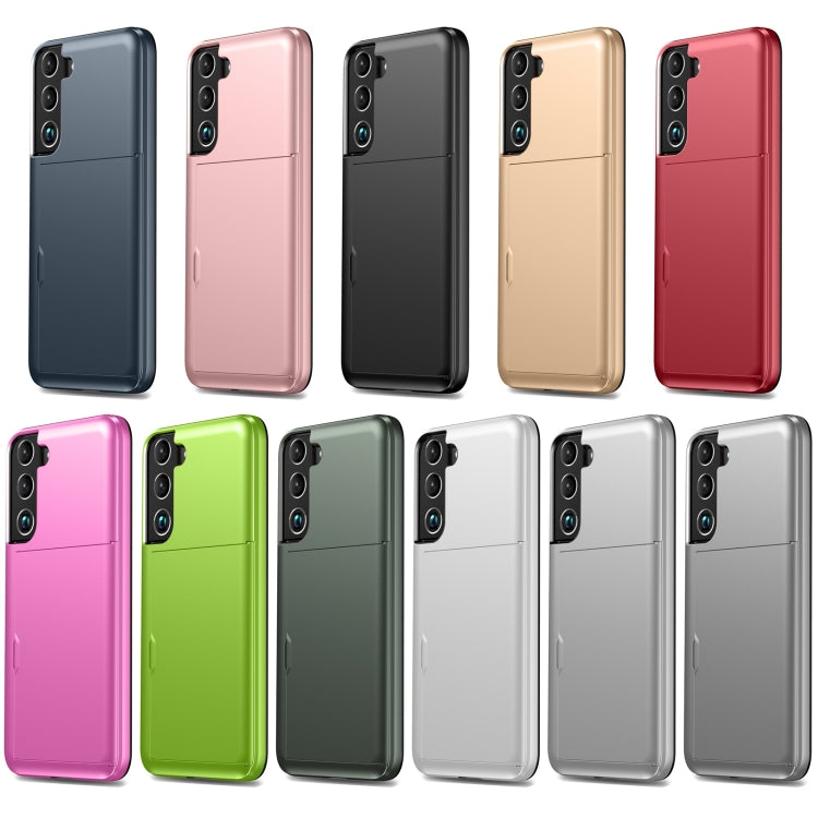 Custodia antiurto con slot carte per Samsung Galaxy S22 5G