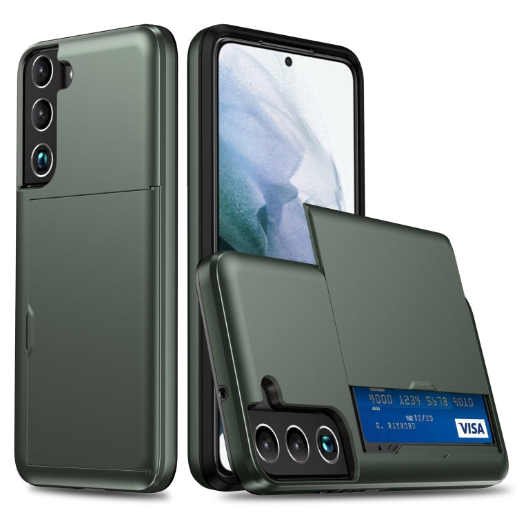 Custodia antiurto con slot carte per Samsung Galaxy S22 5G