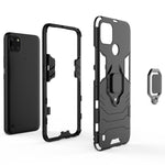 Custodia protettiva antiurto con supporto anello per OPPO Realme C21Y