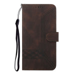 Custodia in pelle con vibrazione per Nokia 3.4 / 5.4 Dark Coffee