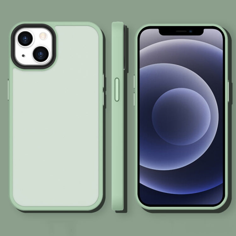 Custodia antiurto satinata traslucida per iPhone 13