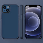 Custodia antiurto satinata traslucida per iPhone 13
