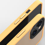 Custodia antiurto satinata traslucida per iPhone 13