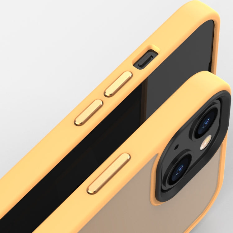 Custodia antiurto satinata traslucida per iPhone 13