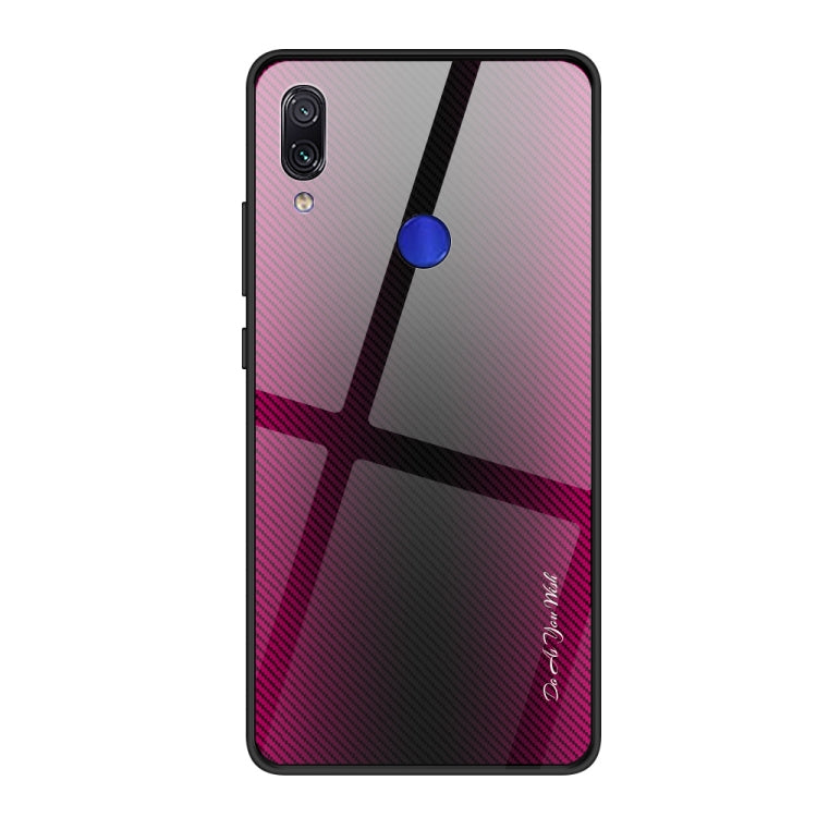 Custodia protettiva in vetro sfumato per Xiaomi Redmi Note 7