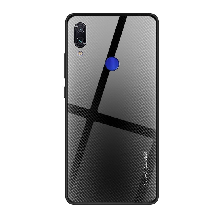 Custodia protettiva in vetro sfumato per Xiaomi Redmi Note 7