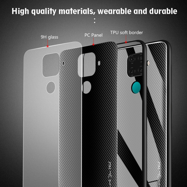 Custodia protettiva in vetro sfumato per Xiaomi Redmi Note 7