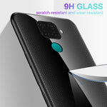 Custodia protettiva in vetro sfumato per Xiaomi Redmi Note 7