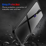 Custodia protettiva in vetro sfumato texture per OPPO F11 A9 A33 A57 A39 F3