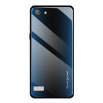 Custodia protettiva in vetro sfumato texture per OPPO F11 A9 A33 A57 A39 F3