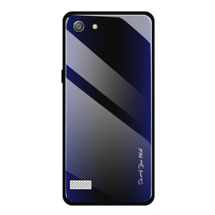 Custodia protettiva in vetro sfumato texture per OPPO F11 A9 A33 A57 A39 F3