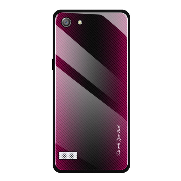 Custodia protettiva in vetro sfumato texture per OPPO F11 A9 A33 A57 A39 F3