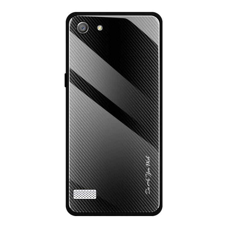 Custodia protettiva in vetro sfumato texture per OPPO F11 A9 A33 A57 A39 F3